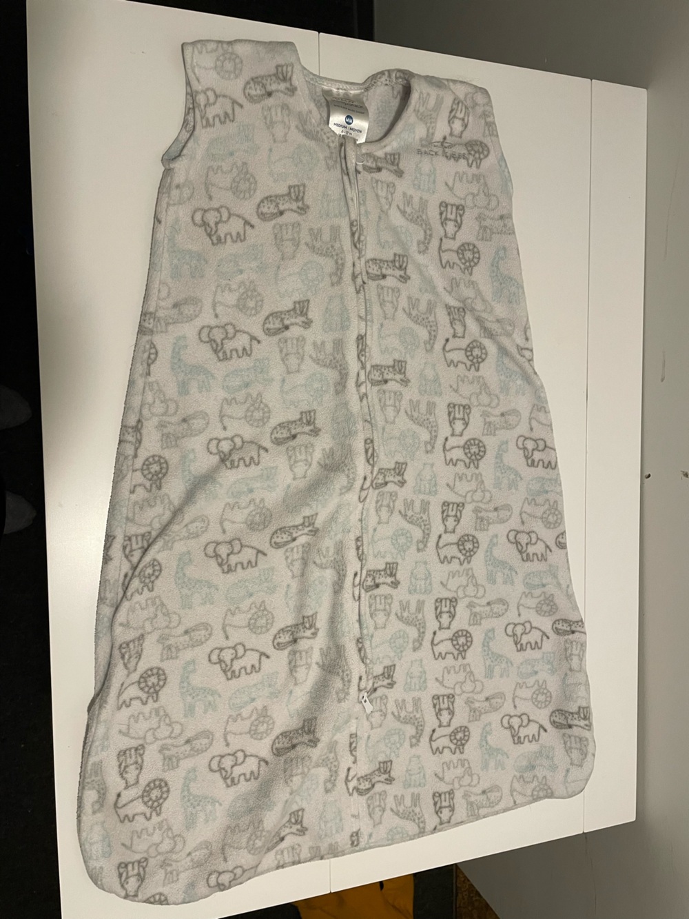 Halo Brand Sleepsack Baby Size Medium 6-12 Months 16-24 Lbs Jungle Animal Print